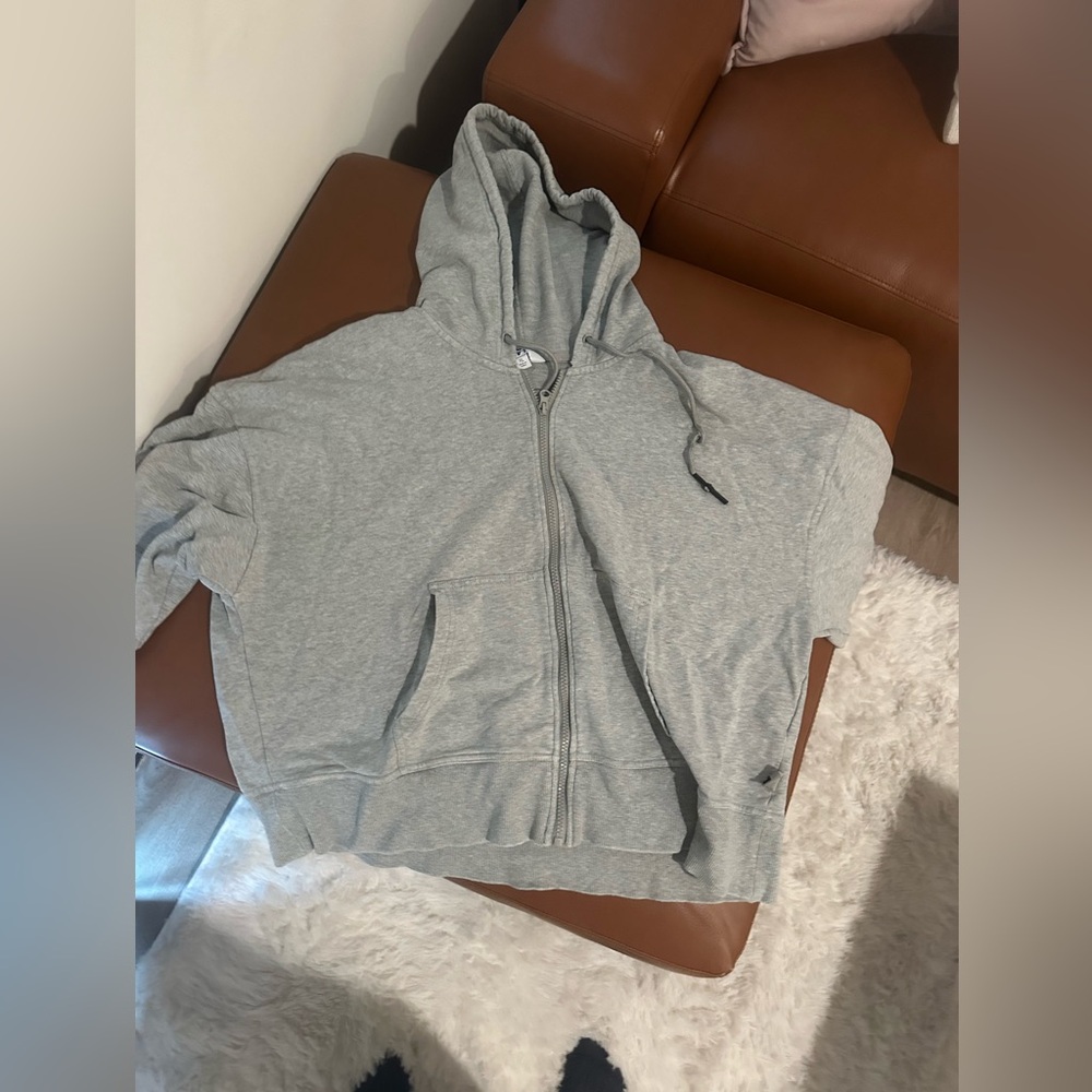 Gray Zip Up Jacket